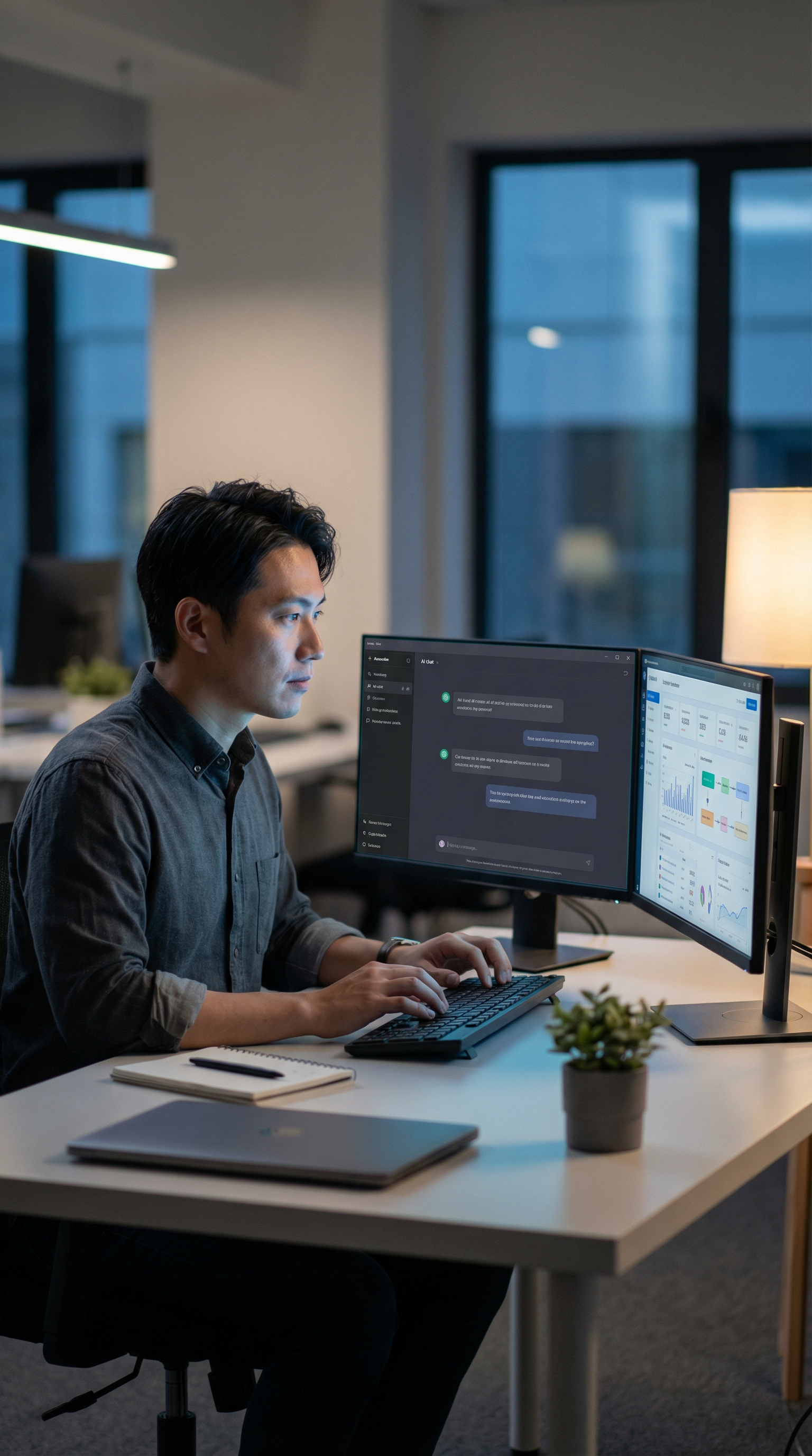 AIを活用するビジネスパーソン